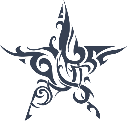 Decorative Star Sticker