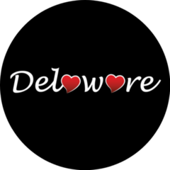 Delaware Heart Logo Sticker