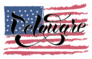 Delaware USA Flag Sticker