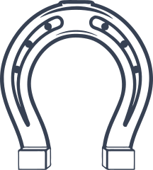 Delicate Horseshoe Sticker