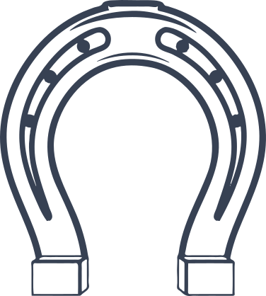 Delicate Horseshoe Sticker