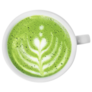 Delicious Matcha Latte In Cup Sticker