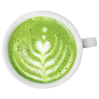 Delicious Matcha Latte In Cup Sticker
