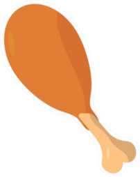 Delicious Turkey Thigh Meat Sticker