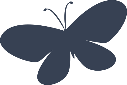 Delightful Butterfly Sticker