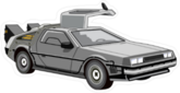 DeLorean Sticker
