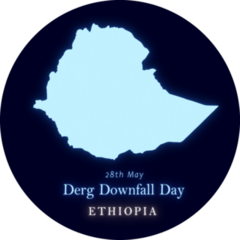 Derg Downfall Day Sticker
