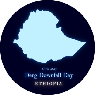 Derg Downfall Day Sticker
