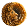 Detailed Artistic Lion Leo Zodiac Sign Sticker