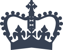 Detailed Crown Sticker