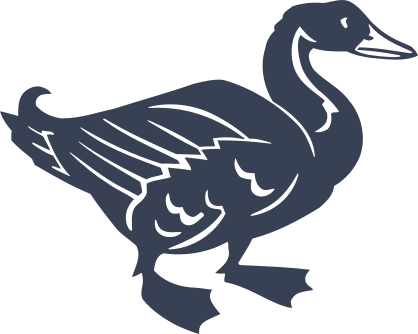 Detailed Duck Sticker