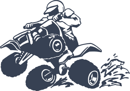 Detailed Four Wheeler Sticker