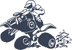 Detailed Four Wheeler Sticker