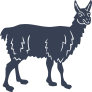 Detailed Llama Sticker