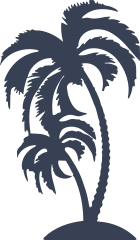 Detailed Palm Trees Sticker