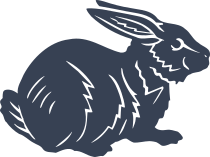 Detailed Rabbit Sticker