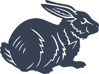 Detailed Rabbit Sticker