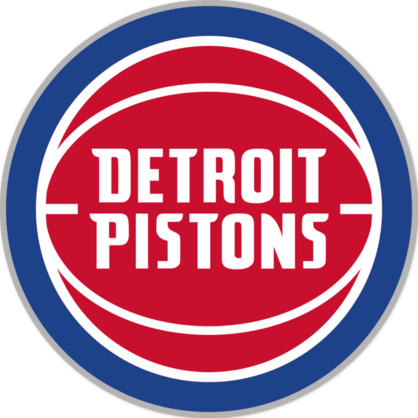Detroit Pistons NBA Logo Sticker