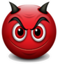 Devil Emoticon Sticker