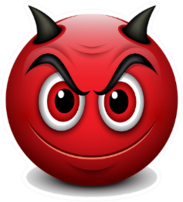 Devil Emoticon Sticker