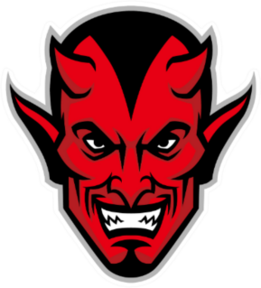 Devil Head Mascot Sticker