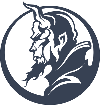 Devil In A Circle Sticker