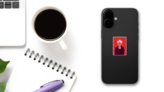 Devil Wears Prada Sticker on a Phone (New) example