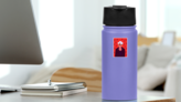 Devil Wears Prada Sticker on a Water Bottle (New) example