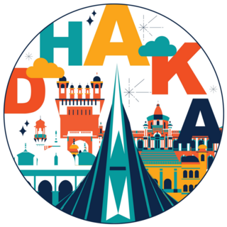 Dhaka Circle Sticker