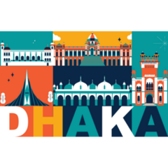 Dhaka Travel Sticker