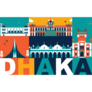Dhaka Travel Sticker