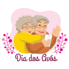 Dia Dos Avos (national Grandparents Day) Sticker
