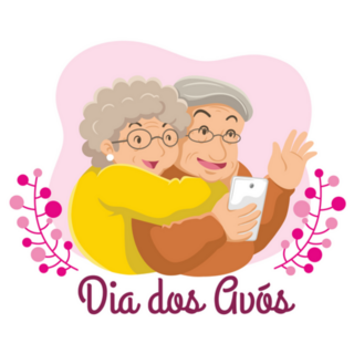 Dia Dos Avos (national Grandparents Day) Sticker