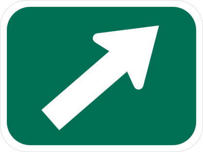 Diagonal Right Sticker