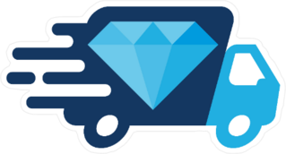 Diamond Delivery Truck Sticker