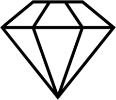 Diamond Icon Sticker