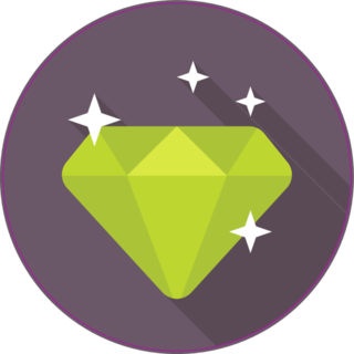 Diamond Icon Sticker