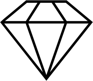 Diamond Icon Sticker