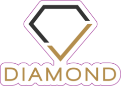 Diamond Logo Style Sticker