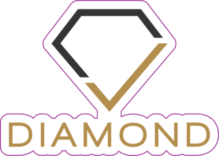 Diamond Logo Style Sticker