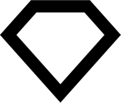 Diamond Outline Sticker