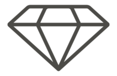 Diamond Symbol Sticker