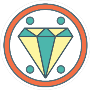 Diamond Vector Icon Sticker