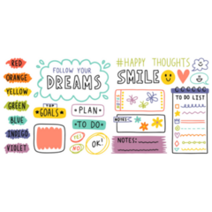 Diary Journal Sticker Sheet