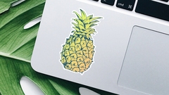 Die-Cut Pineapple Laptop Sticker