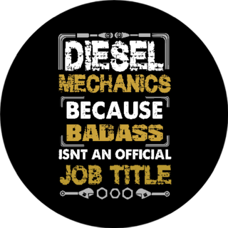 Diesel Mechanic Quote Saying Lettering Sticker