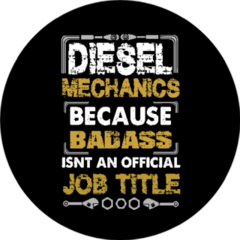Diesel Mechanic Quote Saying Lettering Sticker