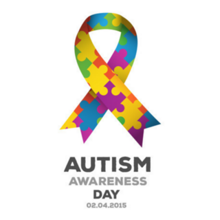 Digital Autism Awareness Ribbon Sticker