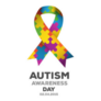 Digital Autism Awareness Ribbon Sticker