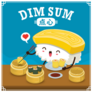 Dim Sum Poster Sticker